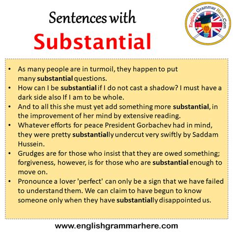 substantial in English .